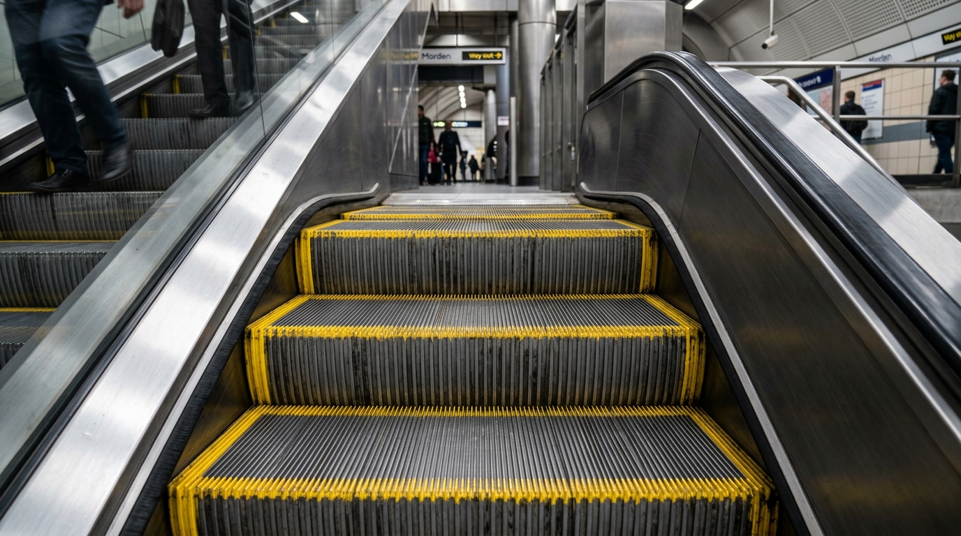 Escalator Steps & Chain Anak Tangga Aluminium Die-Cast